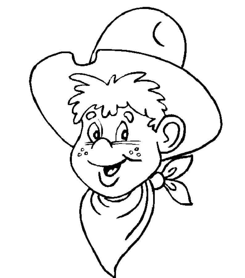 Coloring Page - Cowboy coloring pages 18