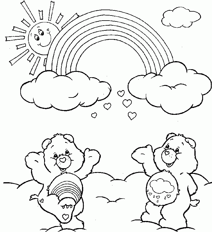 Care Bears Coloring Kids Book - Care Bear Coloring Pages : iKids 