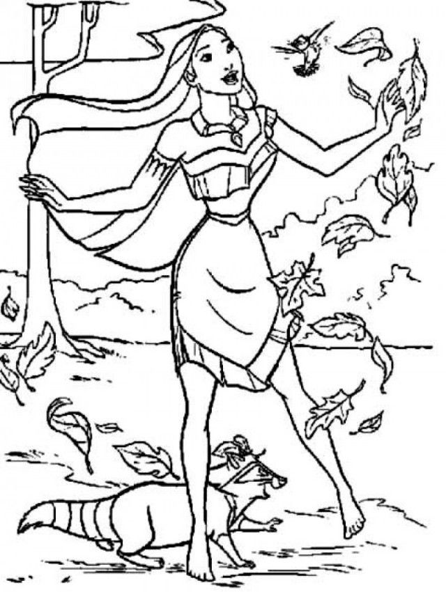 Disney Pocahontas Coloring Pages - Coloring Home