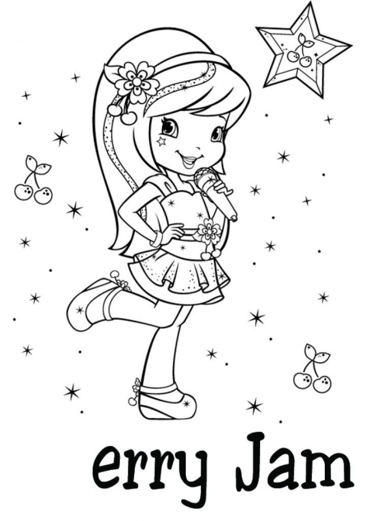 400 Cartoon Cherry Jam Coloring Pages with Printable