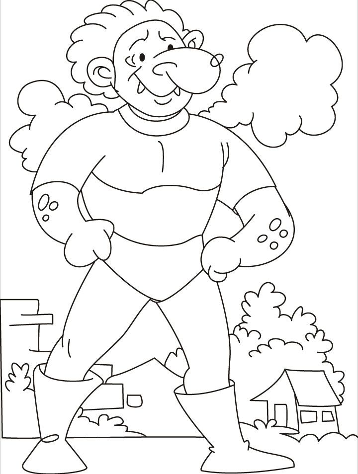 Giant Coloring Page - Coloring Home