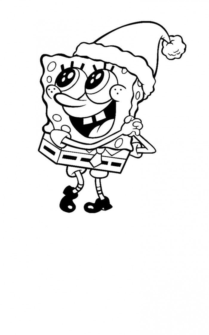 Spongebob Christmas Coloring Pages - Coloring Home