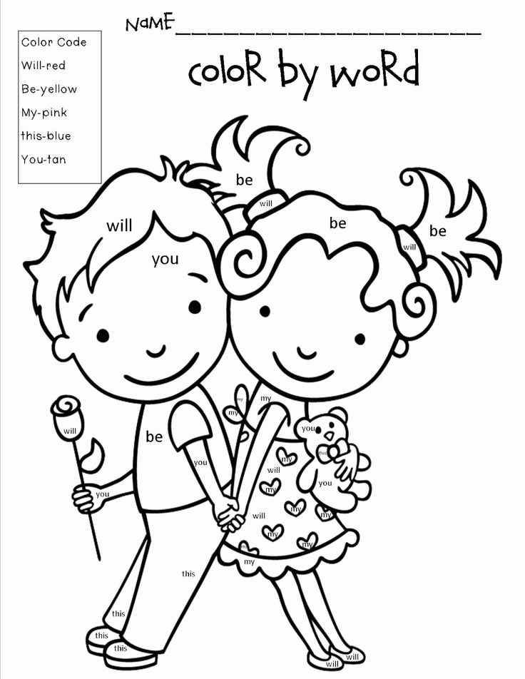 valentine coloring pages by numbers - photo #17
