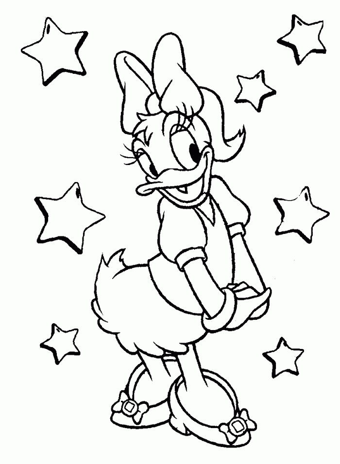 Daisy Duck Coloring Pages To Print