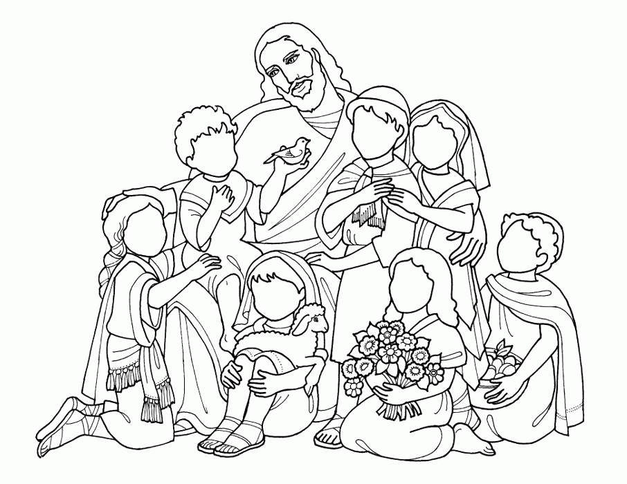Jesus Loves Me Coloring Pages For Kids - Coloring Home