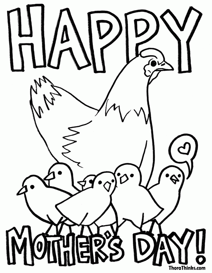 Happy Mother39s Day Coloring Pages Coloring Home