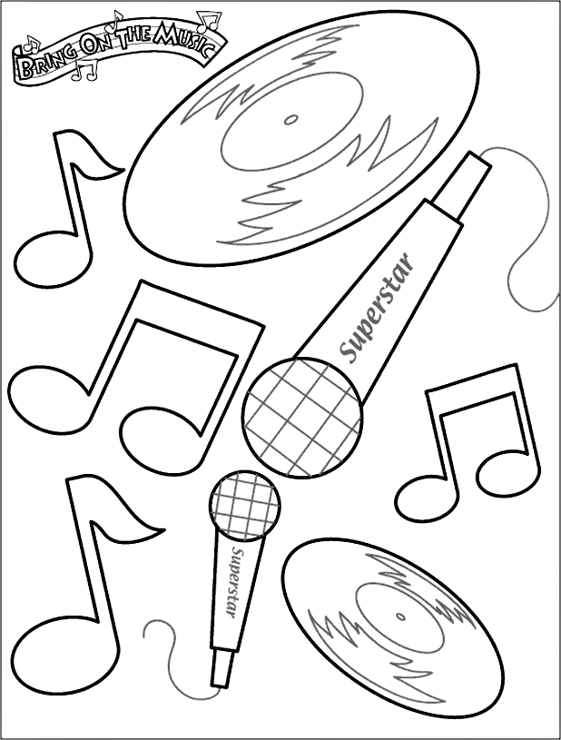 Music Coloring Pages Free Printable Coloring Home