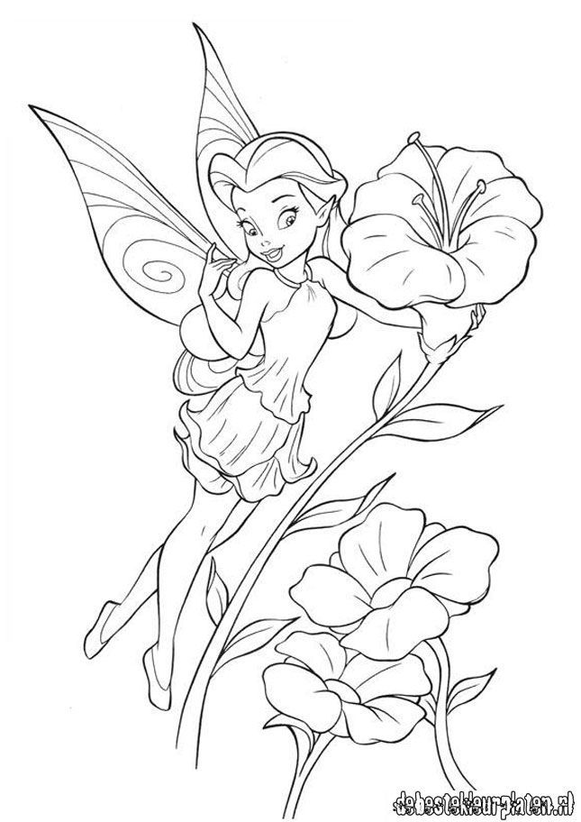 Coloring Pages Of Tinkerbell And Friends - Coloring Home