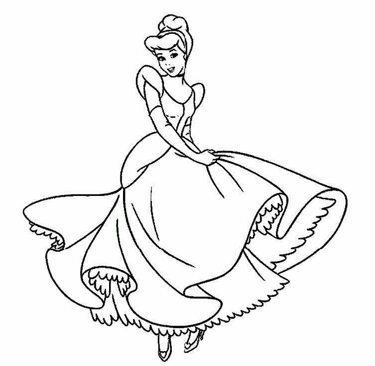 Disney Princess Coloring Pages To Print For Free