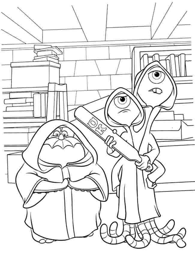Free Printable Coloring Pages Coloring Pages Monster University 