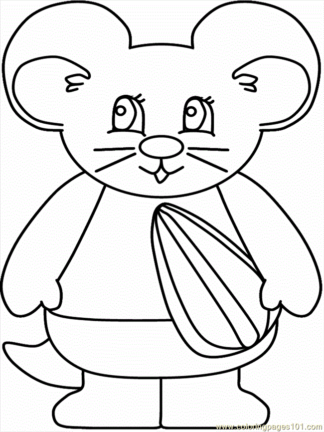 Coloring Pages Hungary Hamster (Countries > Others) - free 