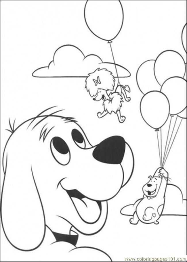 Clifford Coloring Sheets - Coloring Home