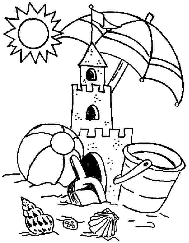 Free Printable Colouring Pages Summer Season For Preschool #48882.