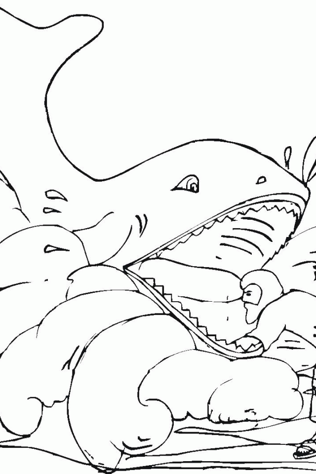 Whale Coloring Page Tattoo Page 5