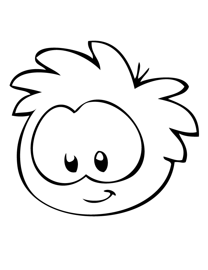 Free Printable Puffle Coloring Pages | HM Coloring Pages