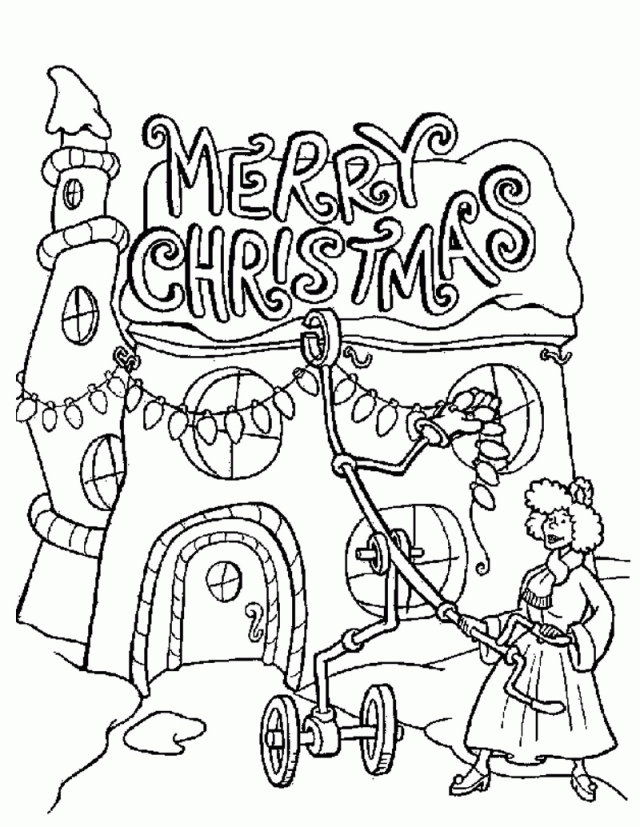 How The Grinch Stole Christmas Coloring Pages - Coloring Home