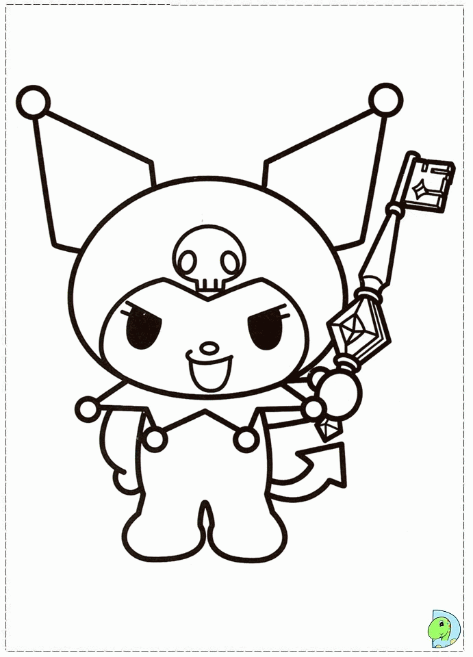 My Melody And Kuromi Colouring Pages (page 2) Coloring Home