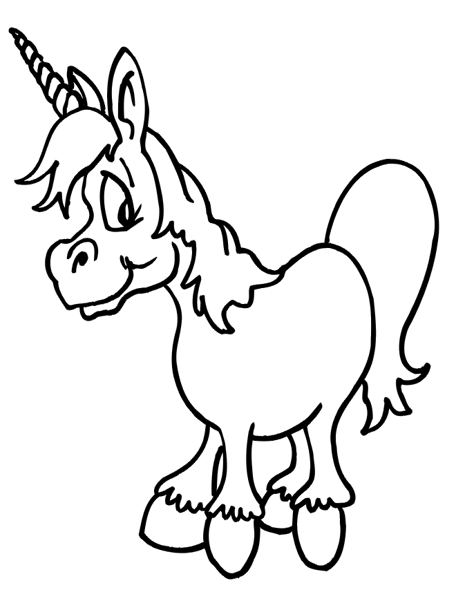 cute hores Colouring Pages