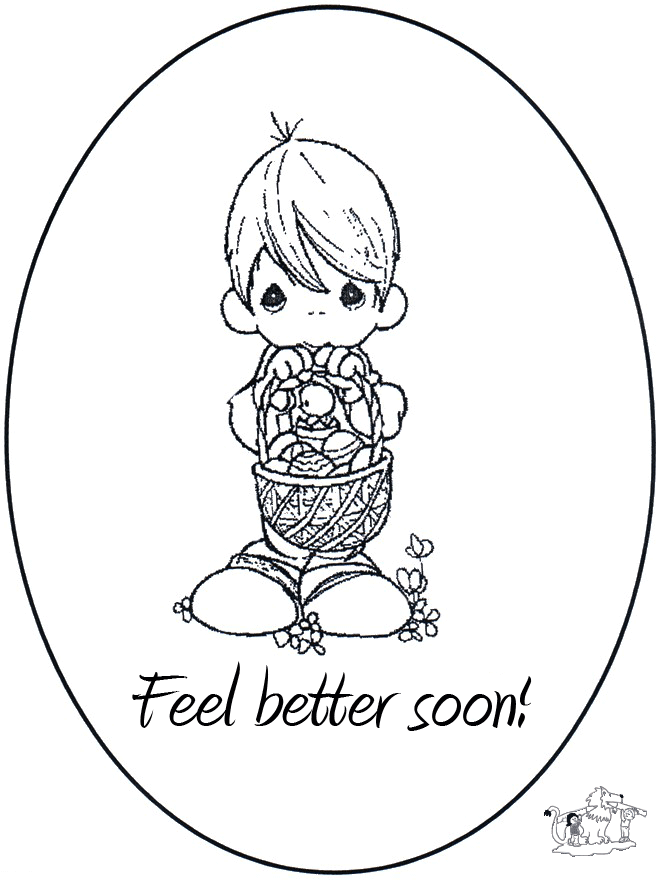 Get Well Coloring Pages To Print