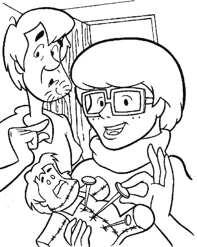 Shaggy And Scooby Doo Get A Clue | Coloring Pages