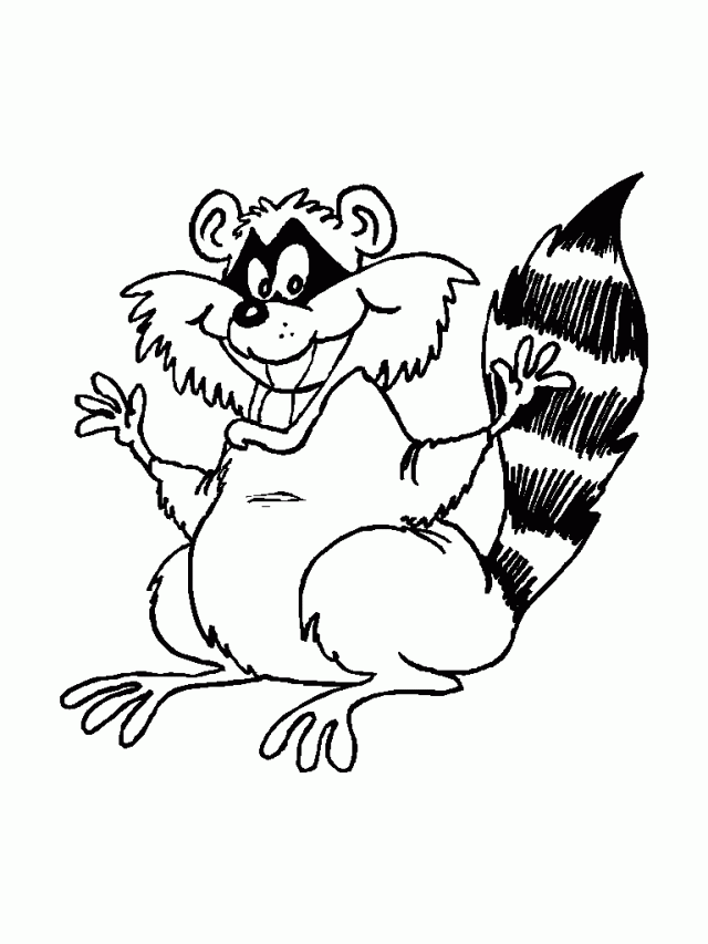 Downloads Raccoon Coloring Pages | Coloring Pages
