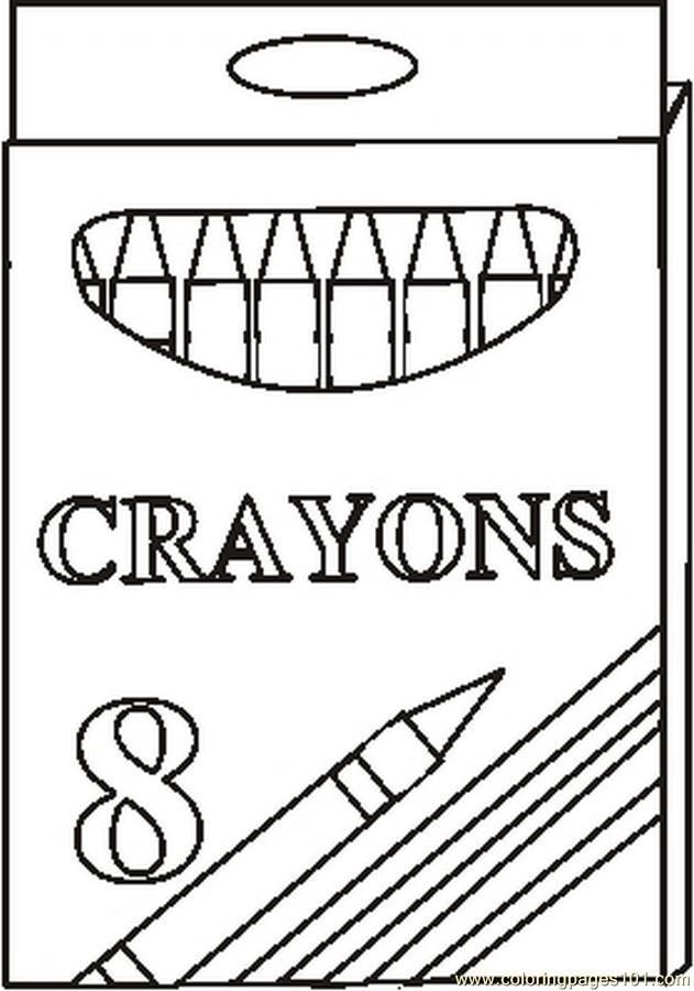 662 Cartoon Crayon Box Coloring Page with Animal character