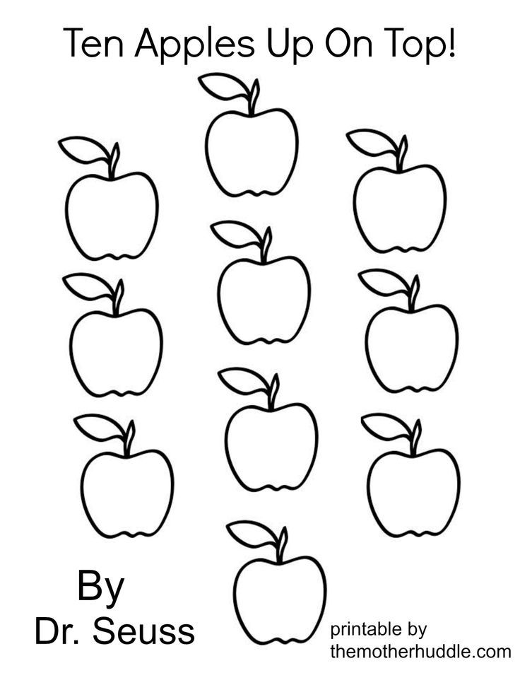 Printable Pictures Of Apples Coloring Home