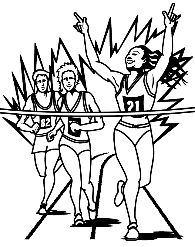 running track Colouring Pages (page 3)