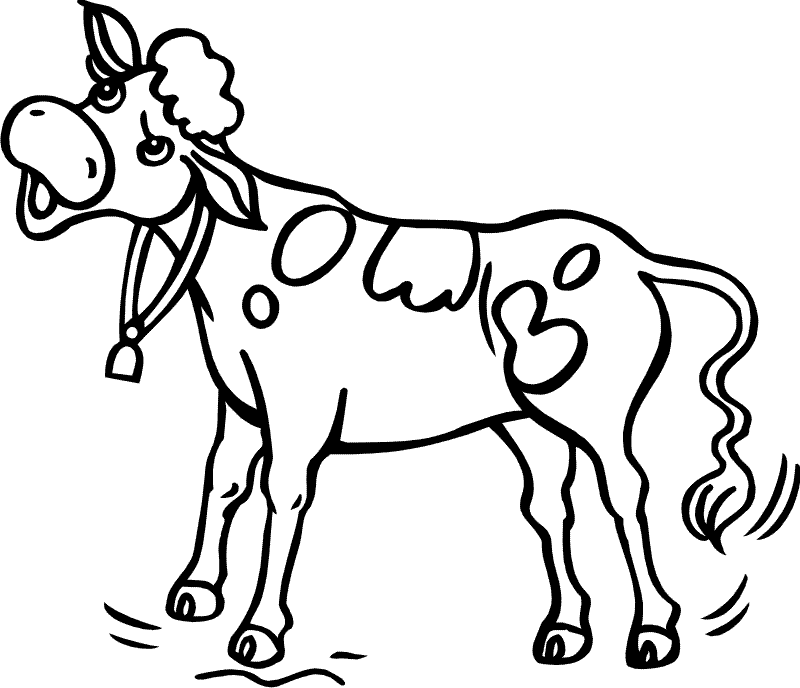 Cow Coloring Pages For Kids - Coloring Home
