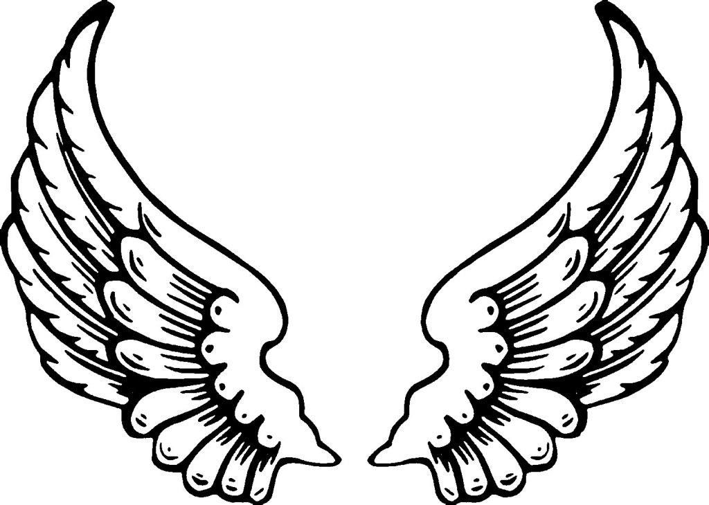 Angel Wing Coloring Pages - Printable Angel Coloring Pages 