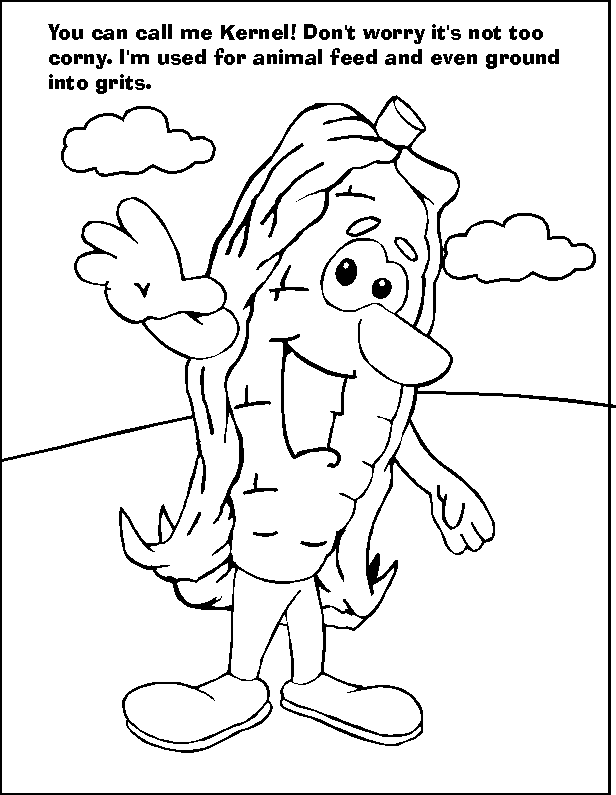 Corn Colouring Pages (page 2)