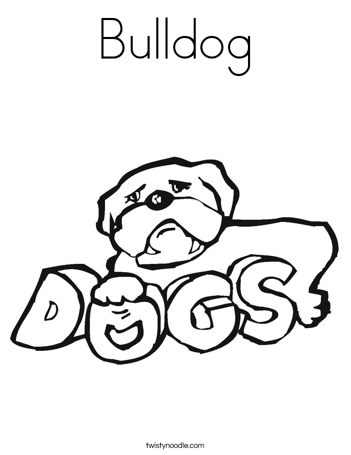 Bulldog Coloring Pages | Coloring Pages