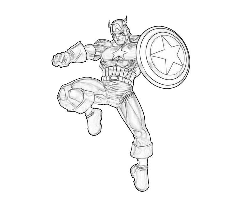 Captain America Coloring Pages Printable | Free Printable Coloring 