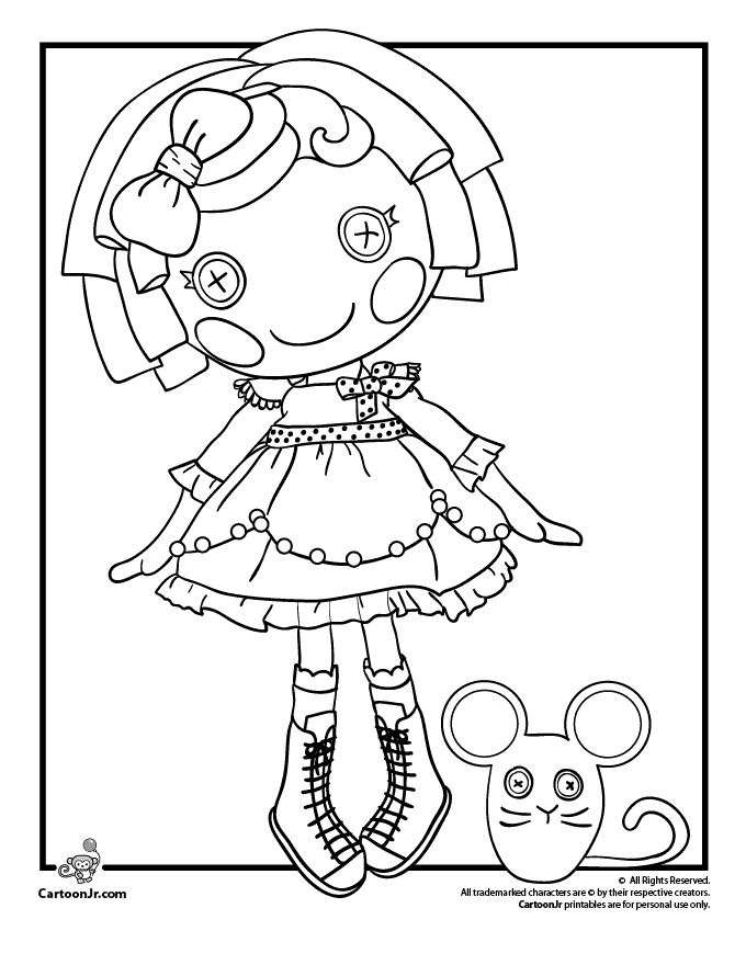 Lalaloopsy Doll Coloring Page | Coloring Pages
