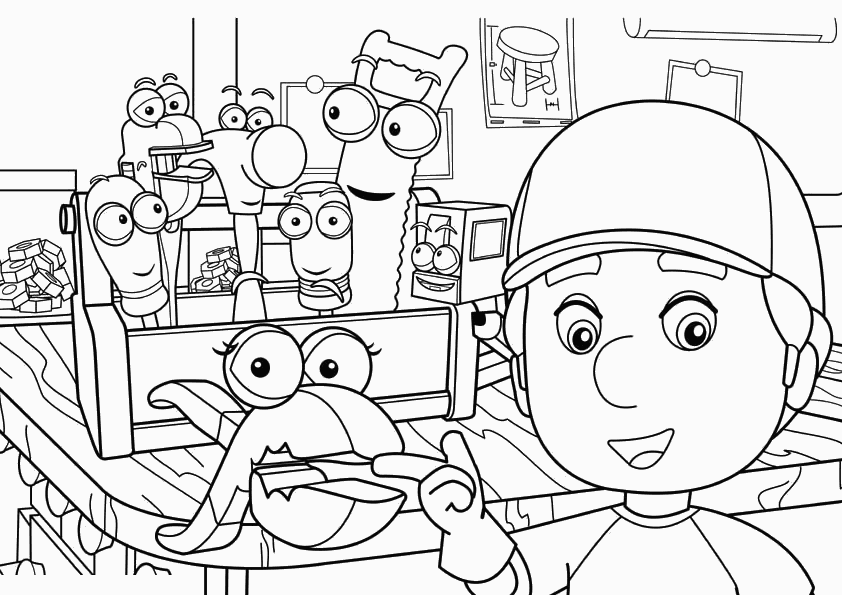 Handy Manny Coloring Pages - Coloring For KidsColoring For Kids