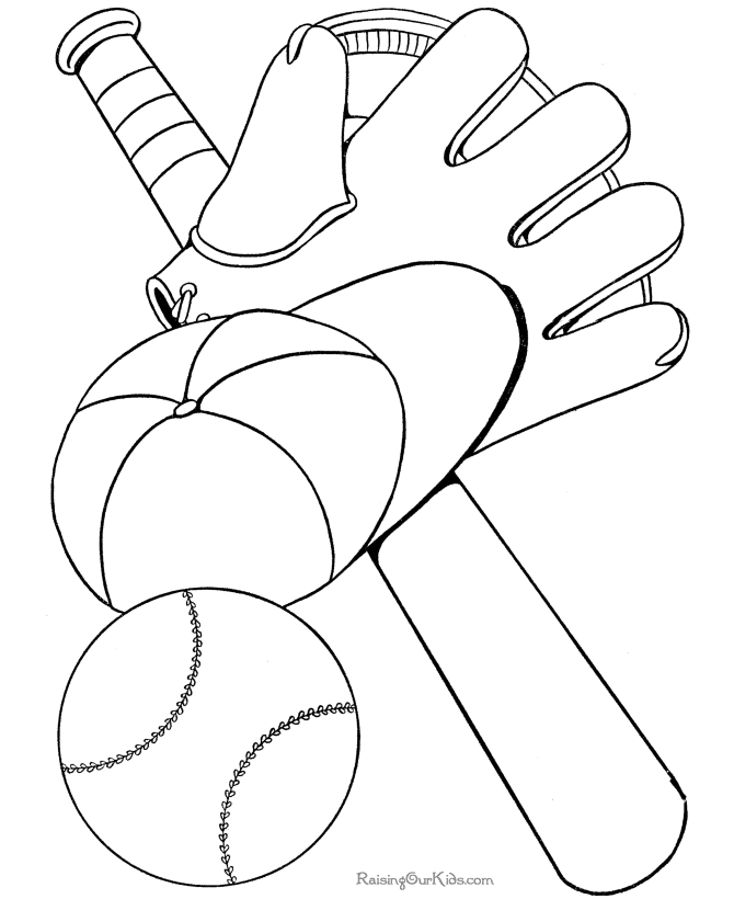 Baseball Coloring Pages For Kids Printable - Coloring Home