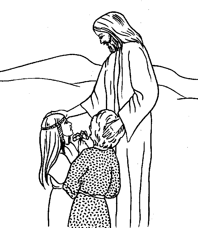 jesus coloring page | Coloring Picture HD For Kids | Fransus 