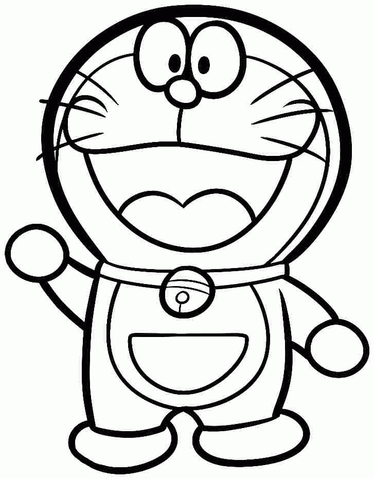 Coloring Pages Cartoon Doraemon Free Printable For Kids & Boys #