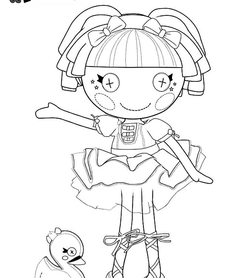 Coloring Pages Lalaloopsy Coloring Home