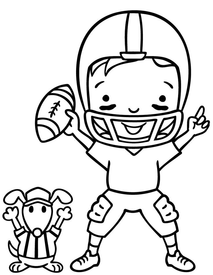Superbowl Coloring Pages - Coloring Home