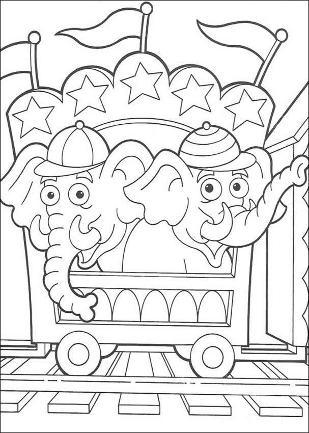 Circus Coloring Pages Printable - Coloring Home