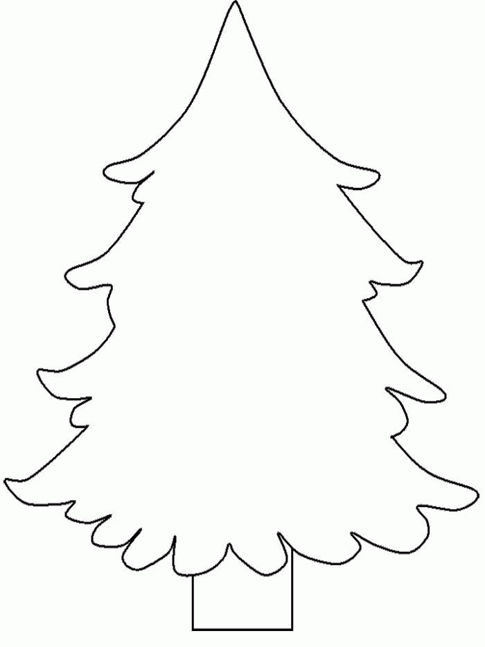Coloring Pages Of Christmas Trees Coloring Home