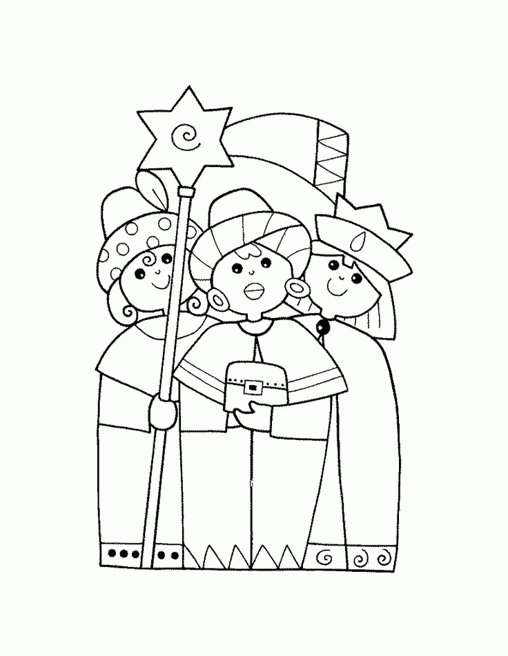 Wise Men coloring page | Epiphany