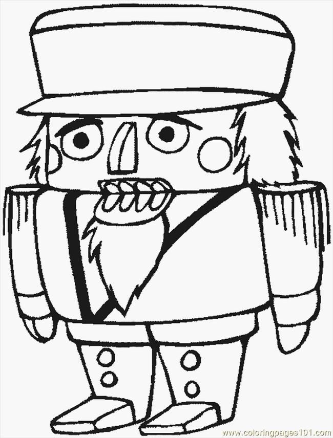 pages nutcracker holidays christmas printable coloring page 