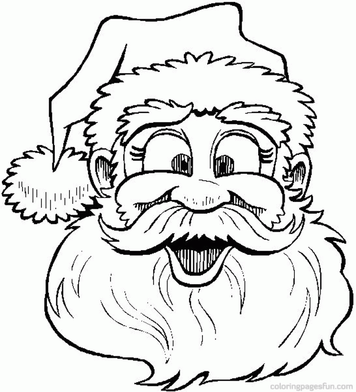 Christmas Santa Claus Coloring Pages 5 | Free Printable Coloring 