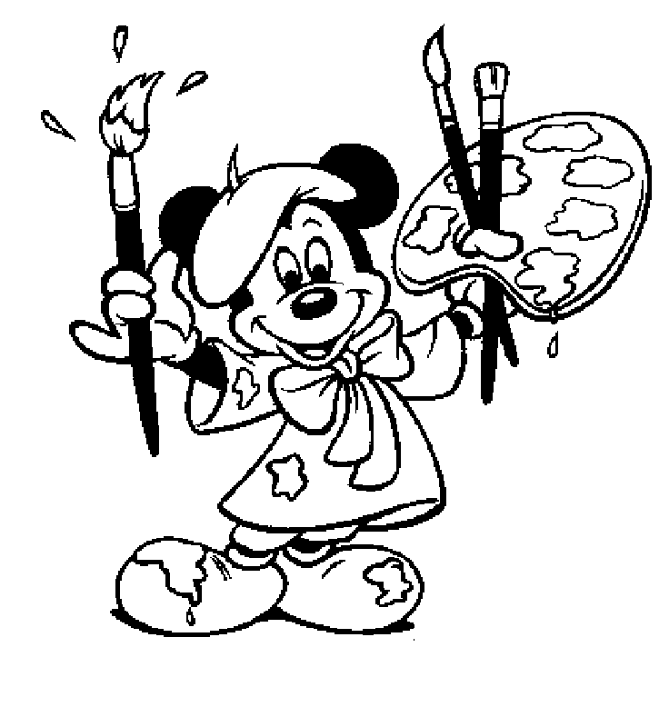 Mickey Mouse Coloring Pages 46 | Free Printable Coloring Pages 