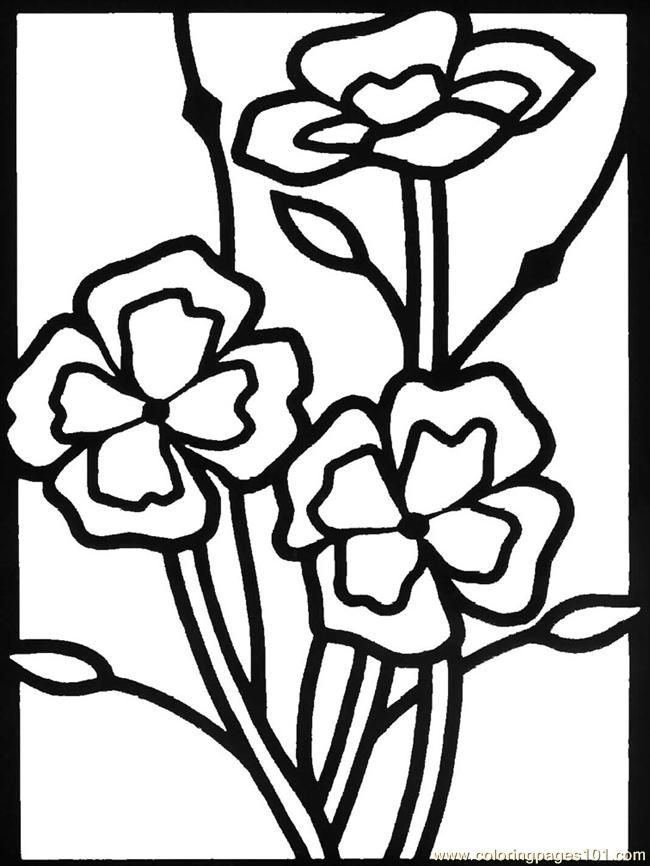 Wildflower Coloring Pages Coloring Home