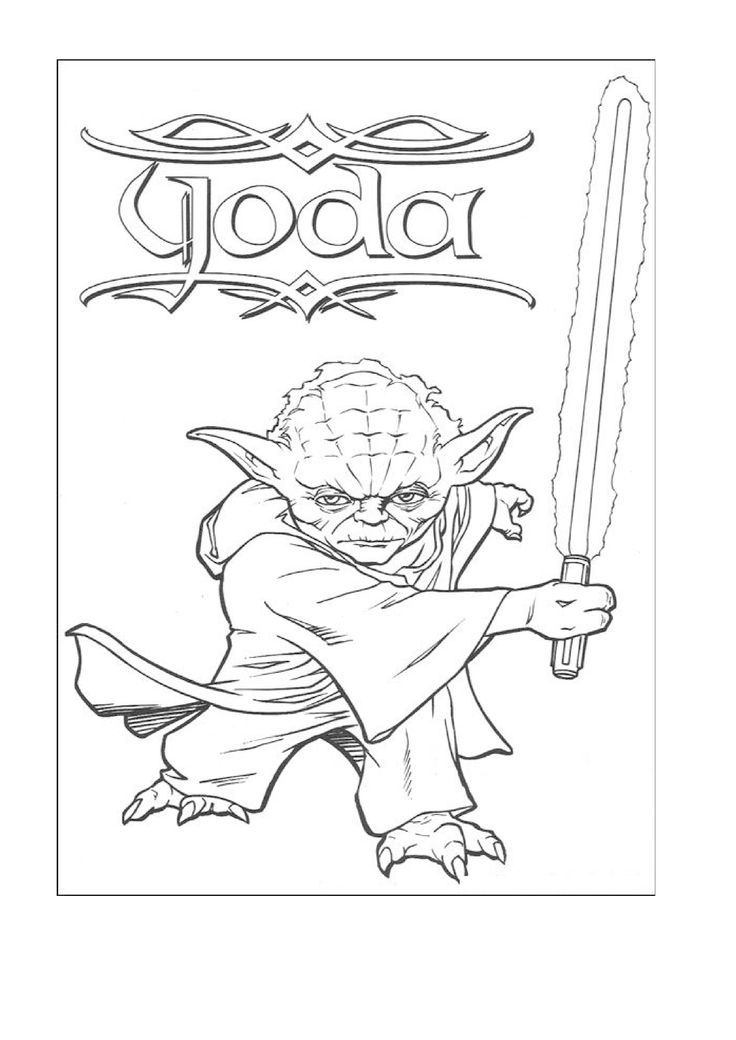 Yoda Coloring Pages - Coloring Home