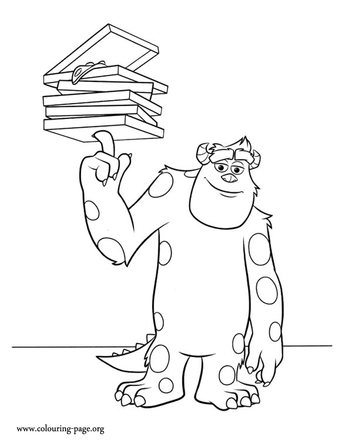 Monsters University coloring pages – Sulley | coloring pages