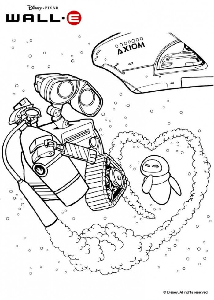 Wall-e Coloring Pages